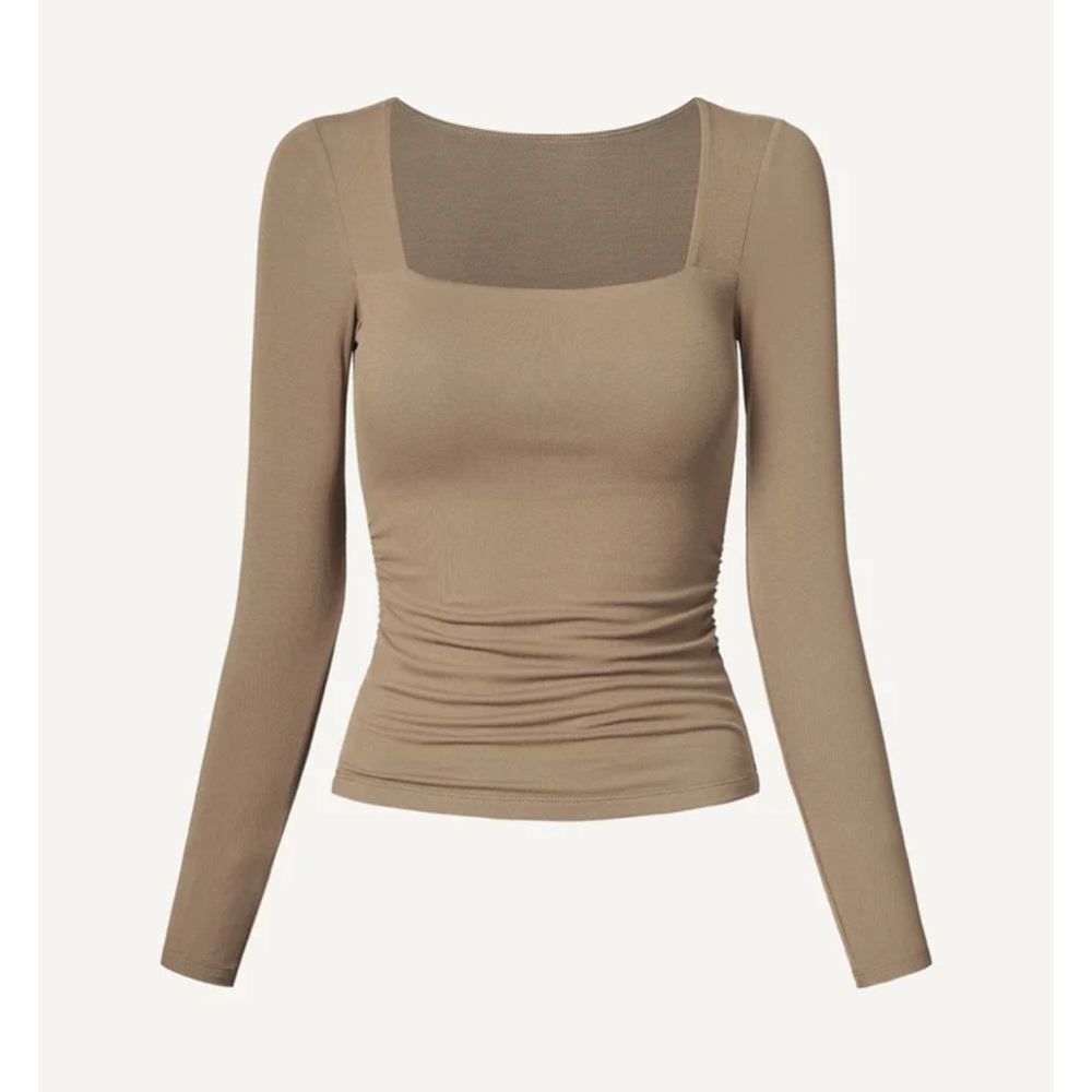 OGL Eco-SkinKiss® Square Neck Ruched Brami Top